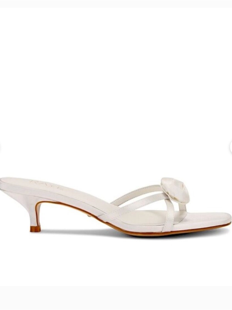Raye Ali Sandal White Sz 10